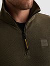 PME Legend Pull half-zip Pull Olive Model / Detail