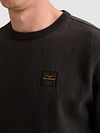 PME Legend Jacquard Structure Pullover Anthrazit