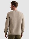 PME Legend Rib Structure Pullover Beige