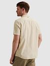 PME Legend Short Sleeve Chemise Ecru Model / Achterkant