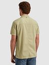 PME Legend Short Sleeve Hemd Bedford Grün Model / Achterkant