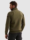 PME Legend Strickjacke Interlock Olive   Model / Achterkant