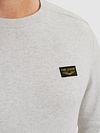 PME Legend American Classic Trui Lichtgrijs Melange Model / Detail