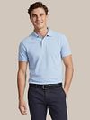 Suitable Poloshirt MEL Piqué Himmelblau Model / Voorkant