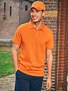 Steppin' Out Polo Piqué Orange Model / Sfeerbeeld