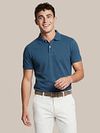 Steppin' Out Polo Piqué Royal Blue Model / Voorkant