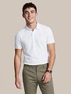 Steppin' Out Polo Shirt Piqué White Model / Voorkant