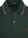 Polo Fred Perry Twin Tipped M3600 en verde oscuro 85A Product / Detail