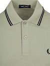 Polo Fred Perry Twin Tipped M3600 en verde S23 Product / Detail