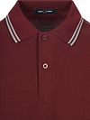 Polo Fred Perry Twin Tipped M3600 in piqué di cotone rosso 08B Product / Detail