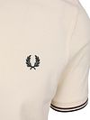 Polo Fred Perry Twin Tipped M3600 slim fit de algodón crudo Product / Detail