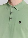 Polo in maglia No Excess verde Model / Detail