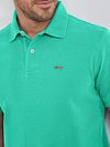 Polo in piqué McGregor verde medio Model / Detail