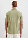 Polo Marc O'Polo Slubs verde salvia Model / Achterkant