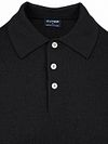 Polo OLYMP a maniche lunghe in lana nera Product / Detail