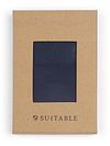 Suitable Silk Pocket Square Navy