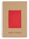 Suitable Silk Pocket Square Red