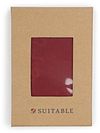 Suitable Silk Pocket Square Dark Red