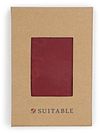 Suitable Silk Pocket Square Dark Red Verpakking