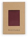 Suitable Silk Pocket Square Burgundy