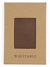 Suitable Silk Pocket Square Brown