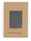 Suitable Silk Pocket Square Anthracite