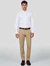 Profuomo Shirt Cutaway Double Cuff Off White Model / Voorkant