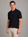 Profuomo Stickad Polo Mörkblå Model / Voorkant
