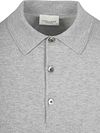 Profuomo Knitted Polo Shirt Grey Product / Detail