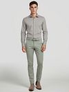 Profuomo Japanese Knitted Hemd Melange Beige Model / Voorkant