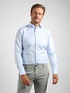 Profuomo Twill Shirt Light Blue Model / Detail with Stefan