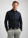 Profuomo Twill Skjorte Marineblå Model / Voorkant