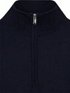 Profuomo Half Zip Pullover Merinowol Navy Product / Detail