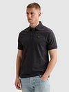 PME Legend Polo Shirt Jacquard Jersey Graphite Blue Model / Voorkant