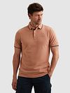 PME Legend Piqué Polo Shirt Rose Dawn Model / Voorkant