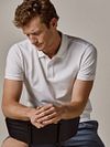 Profuomo Piqué Poloshirt Hvid Model / Voorkant