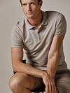 Profuomo Piqué Polo Shirt Beige Model / Voorkant