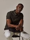 Profuomo Piqué Polo Shirt Army Green Model / Voorkant