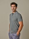 Profuomo Piquet Poloshirt Antracit Model / Voorkant