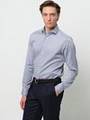 Profuomo Basketweave Shirt Blue   Model / Voorkant