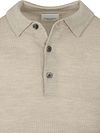 Profuomo Longsleeve Polo Shirt Merino Wool Beige Product / Detail