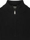 Profuomo Half Zip Pullover Merino Wool Black Product / Detail