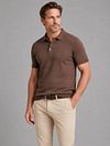 Profuomo Polo Luxury Basic Brun Model / Voorkant