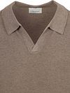 Profuomo Polo Shirt Riva Luxury Structure Taupe Product / Detail