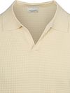Profuomo Polo Shirt Riva Structure Ecru Product / Detail