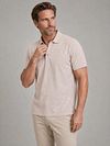 Profuomo Piqué Poloshirt Beige Model / Voorkant