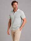 Profuomo Piqué Poloshirt Mint Model / Voorkant