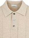 Profuomo Polo Shirt Drop Needle Structure Beige Product / Detail