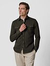 Profuomo Overshirt Western Donkerbruin Model / Voorkant