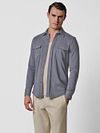 Profuomo Overshirt Western Blauw Model / Voorkant